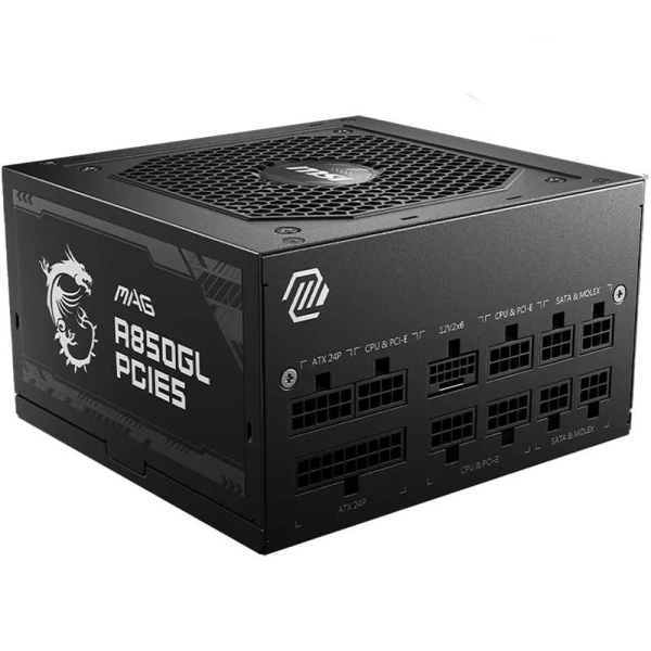 پاور کامپیوتر اماسآی MAG A850GL PCIE5 850 وات Gold (مشکی)