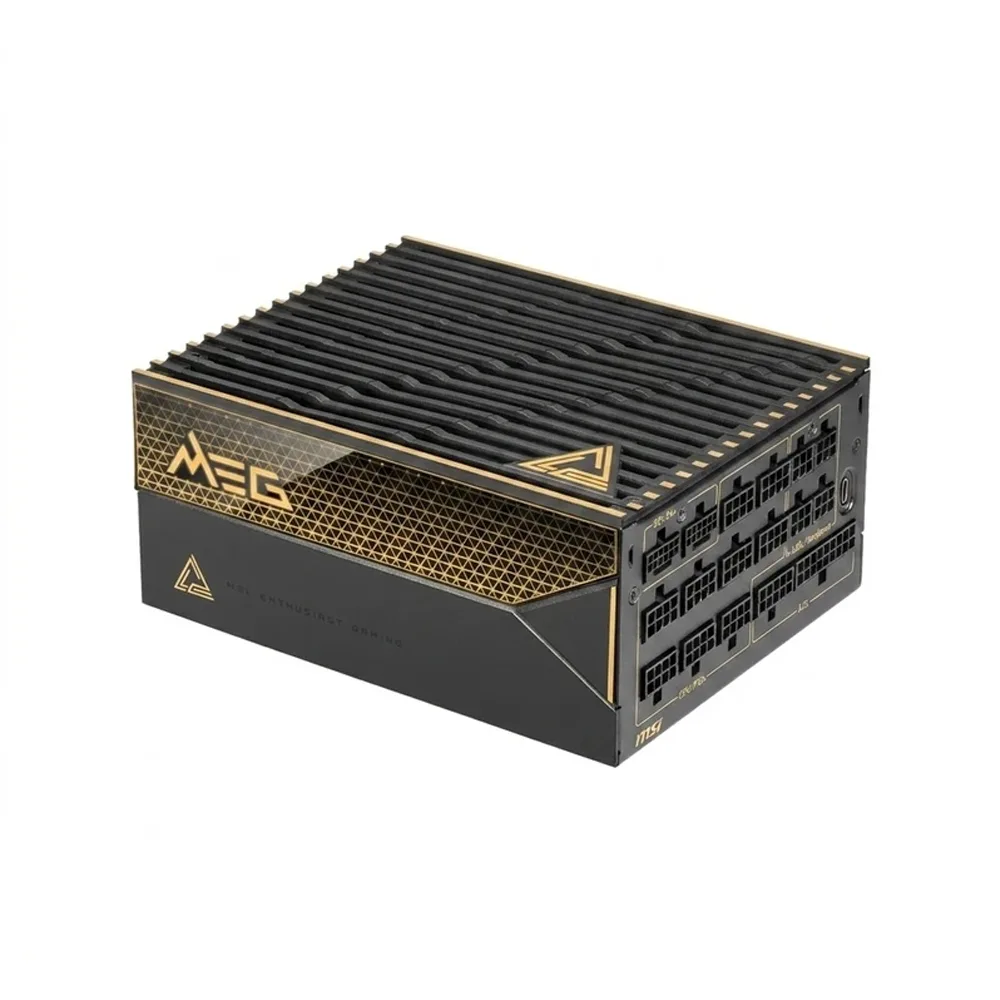 پاور کامپیوتر ام‌اس‌آی MEG Ai1600T PCIE5 1600 وات Titanium