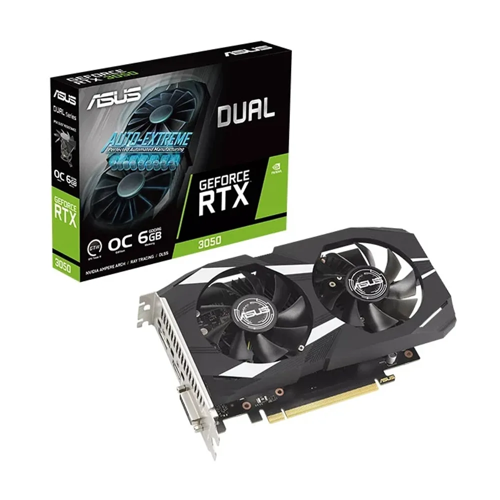 کارت گرافیک 3050 ایسوس Dual OC 6GB GDDR6