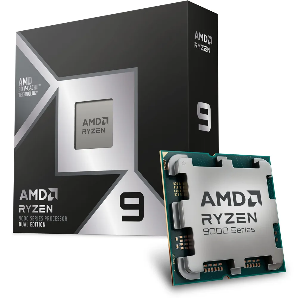 پردازنده ای‌ام‌دی Ryzen 9 9950X3D2 Box