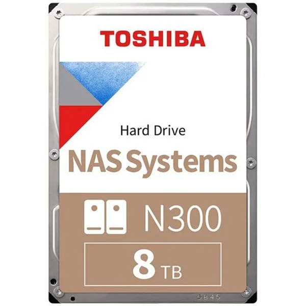 هارددیسک توشیبا N300 ظرفیت 8 ترابایت (بالک، مخصوص NAS)
