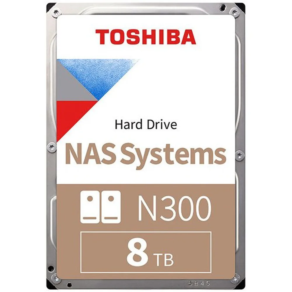 هارددیسک توشیبا N300 ظرفیت 8 ترابایت (بالک، مخصوص NAS)