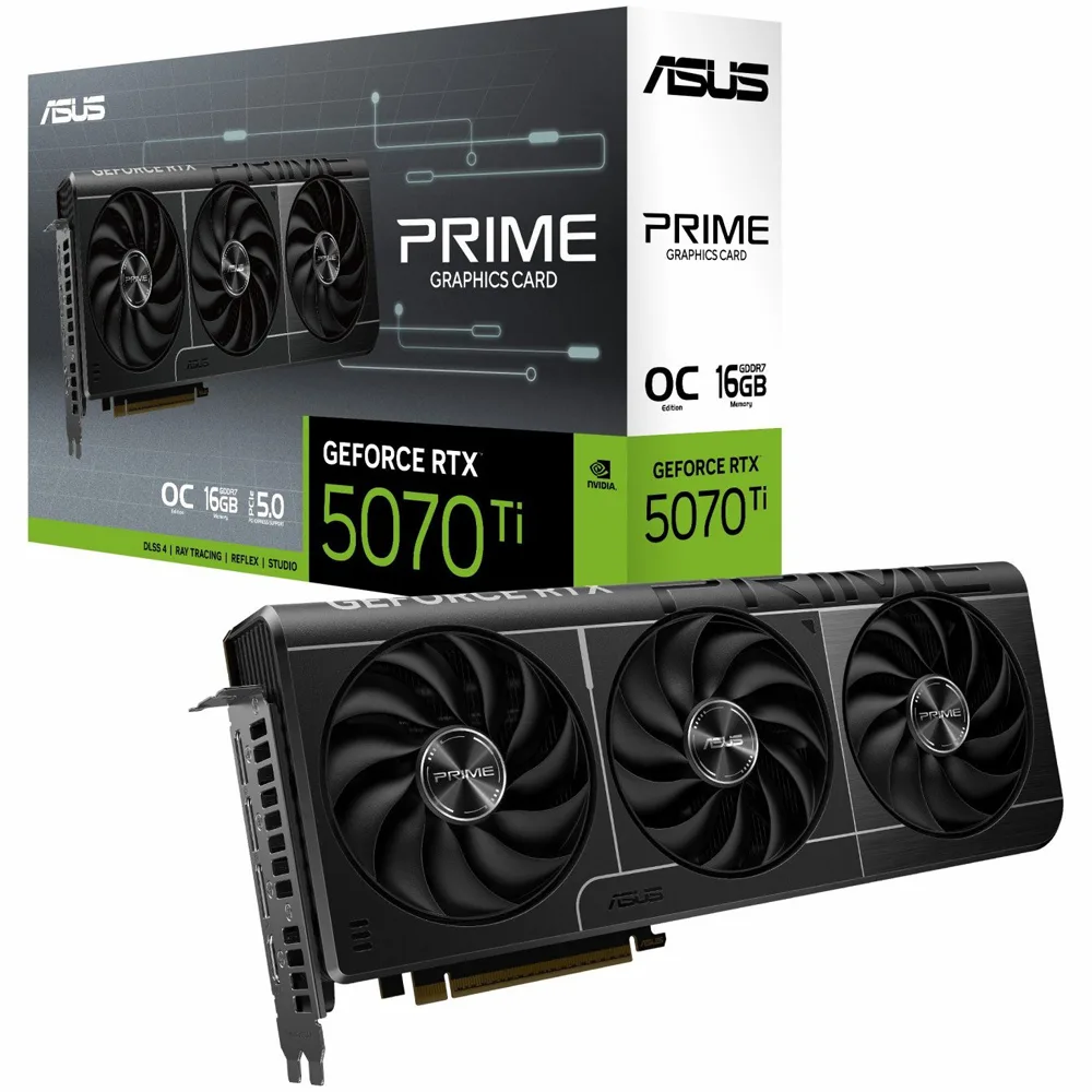 کارت گرافیک ASUS Prime GeForce RTX 5070 Ti OC Edition 16GB GDDR7