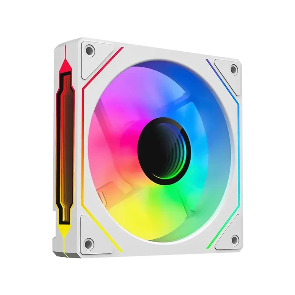 فن کیس اوست مدل GT-AVI-120W ARGB (سفید)