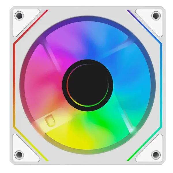فن کیس اوست مدل GT-AVI-120RW ARGB (سفید)