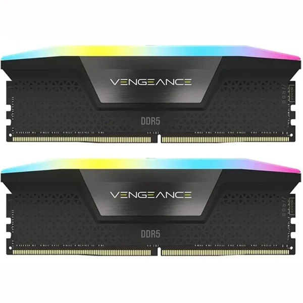 رم کورسیر RGB 32GB×2 DDR5-6400