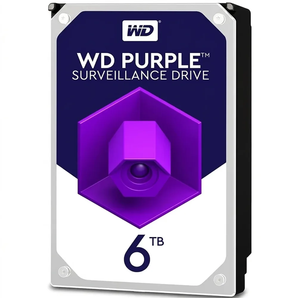 هارددیسک نظارتی وسترن دیجیتال WD Purple ظرفیت 6 ترابایت