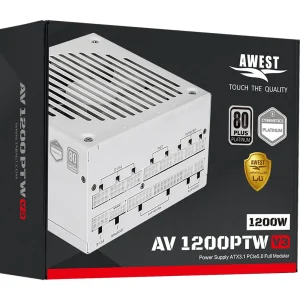 پاور اوست 1200 وات پلاتینیوم فول (سفید) – ATX3