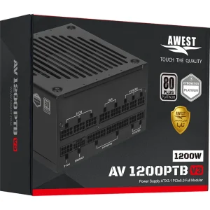پاور اوست 1200 وات پلاتینیوم فول (مشکی) – ATX3