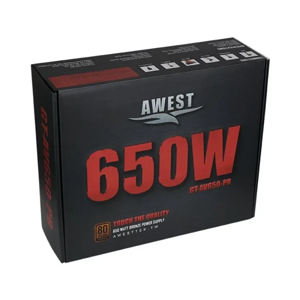 پاور اوست 650 وات مدل GT-AV650-PB