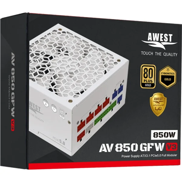 پاور اوست 850 وات GF V3 (سفید)