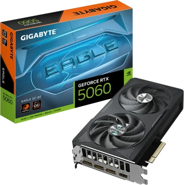 کارت گرافیک Gigabyte GeForce RTX 5060 EAGLE OC 8GB GDDR7