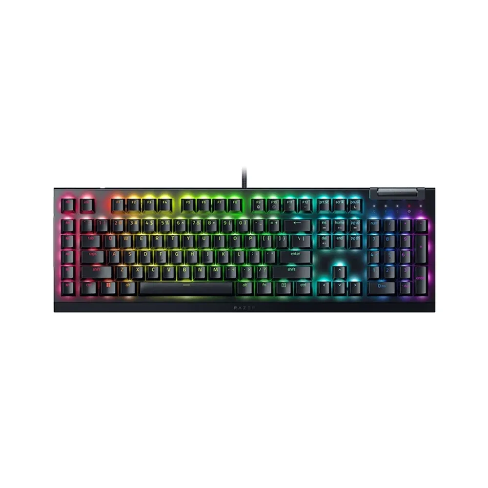 کیبورد گیمینگ ریزر BlackWidow V4 (سوییچ سبز)