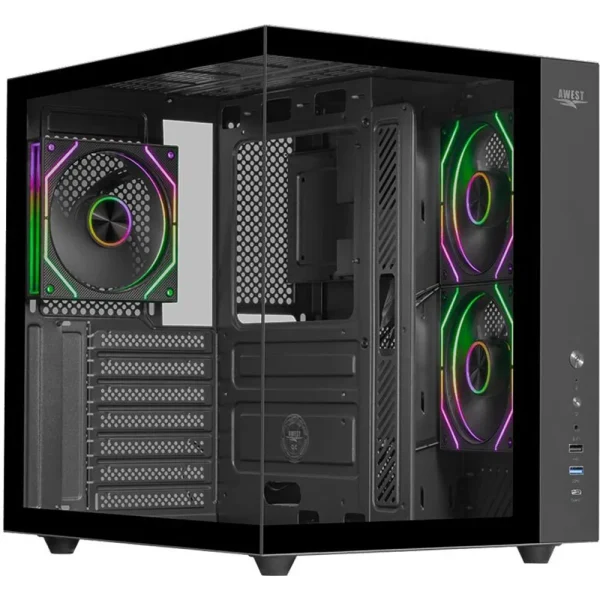 کیس کامپیوتر اوست مدل AQ-15TG-B