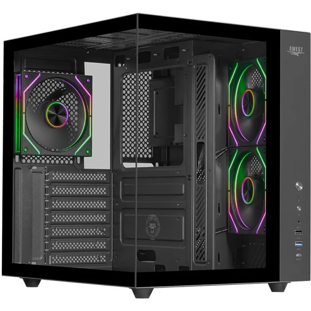 کیس کامپیوتر اوست مدل AQ-15TG-B