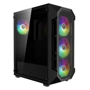 کیس کامپیوتر گیمدیاس مدل AURA GC1 ELITE (مشکی)