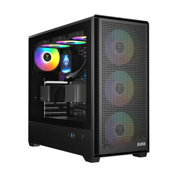 کیس کامپیوتر گیمدیاس مدل AURA GC105 ARGB
