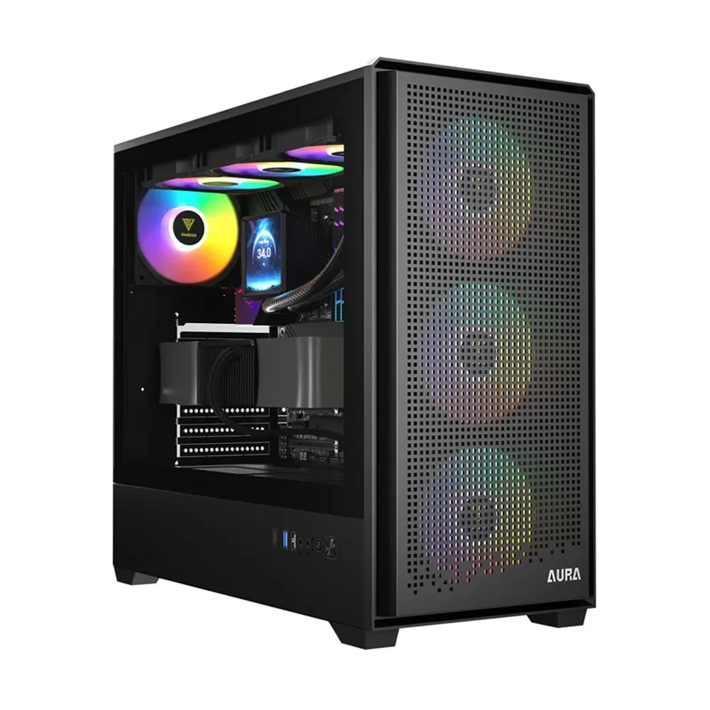 کیس کامپیوتر گیمدیاس مدل AURA GC105 ARGB