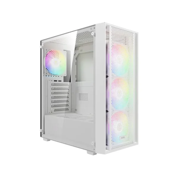 کیس کامپیوتر گیمدیاس مدل AURA GC2 ELITE WH (سفید)