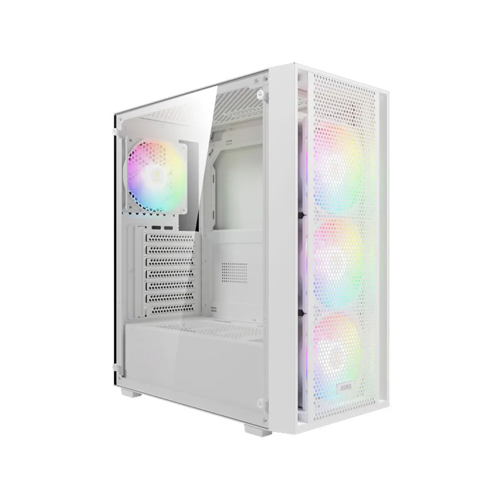 کیس کامپیوتر گیمدیاس مدل AURA GC2 ELITE WH (سفید)