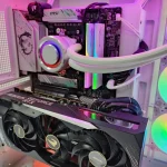 سیستم سفید با کیس Lian Li و AORUS RTX Xtreme – عکس 2