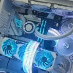 سیستم سفید با کیس Lian Li و مادربرد ROG – عکس 2