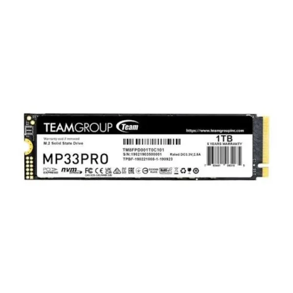 اس اس دی کارکرده TeamGroup MP33 Pro 1TB NVMe (سلامت ۹۱٪)