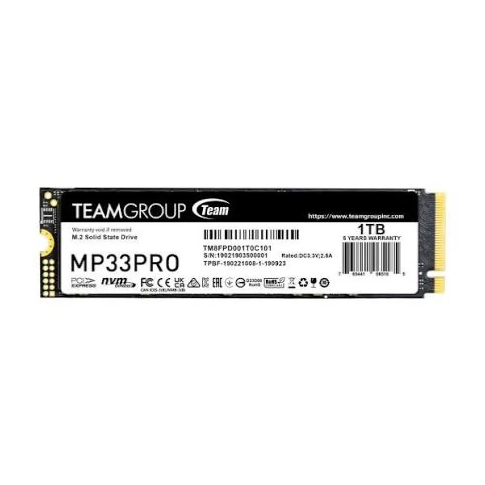 اس اس دی کارکرده TeamGroup MP33 Pro 1TB NVMe (سلامت ۹۱٪)